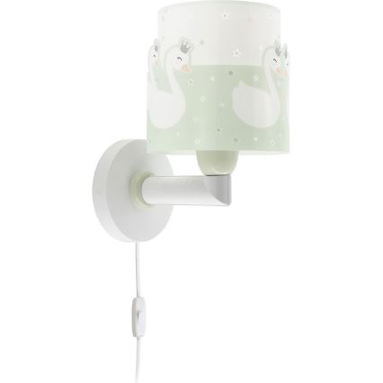 Dalber 61719H - Wand Lamp voor Kinderen SWEET LOVE 1xE27/60W/230V groen