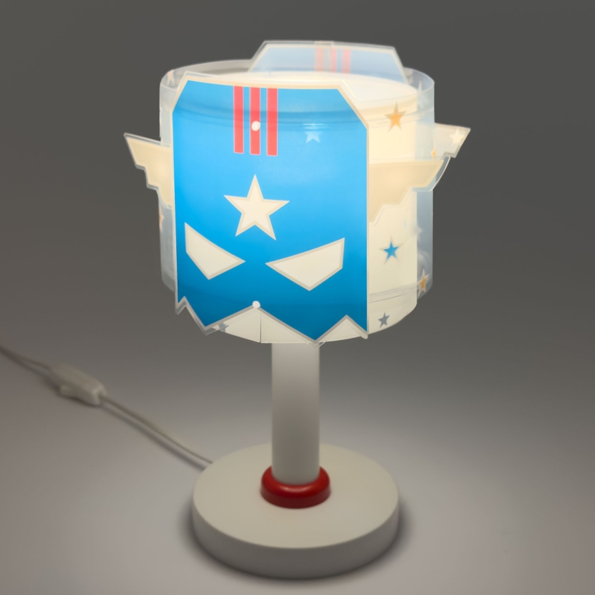 Dalber 61811N - Lampe LED pour enfant BLUE HERO 1xG4/4W/230V blanc/bleu