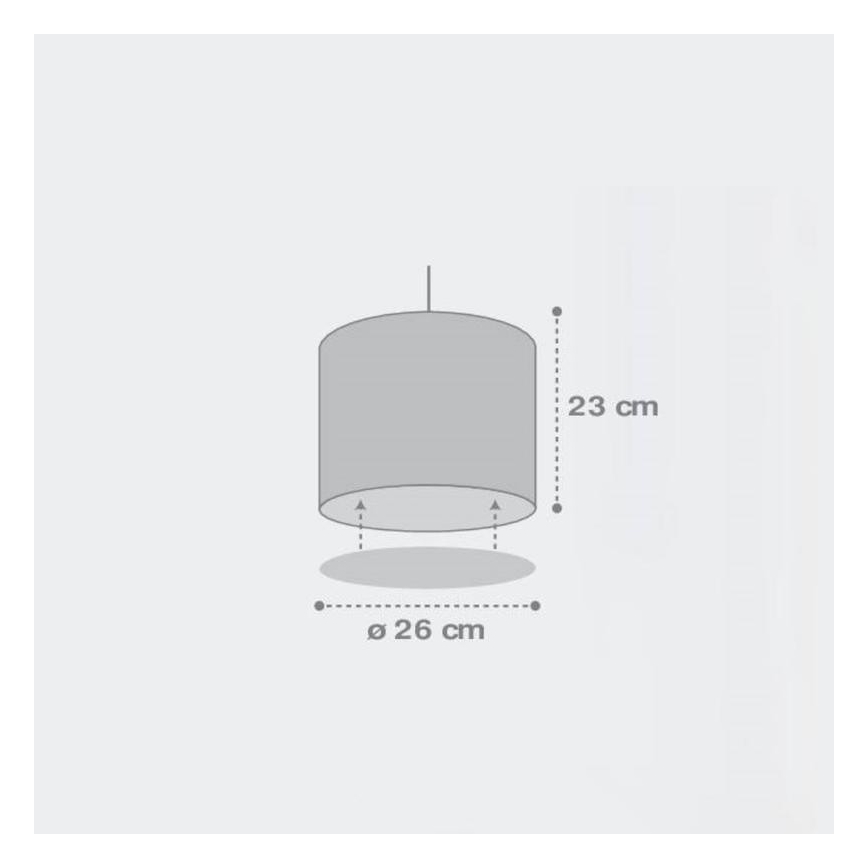 Dalber 62012S - Hanglamp kinderkamer SWEET DREAMS 1xE27/60W/230V