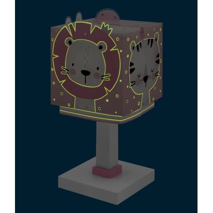 Dalber 63111NS - LED Kinderlamp BABY JUNGLE 1xG4/4W/230V roze