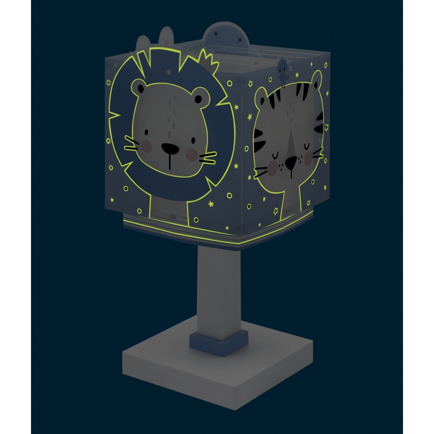 Dalber 63111NT - LED Kinderlamp BABY JUNGLE 1xG4/4W/230V blauw