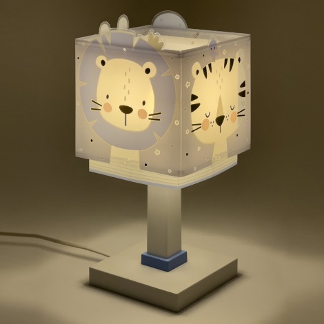 Dalber 63111T - Lamp voor Kinderen JUNGLE 1xE14/40W/230V blauw