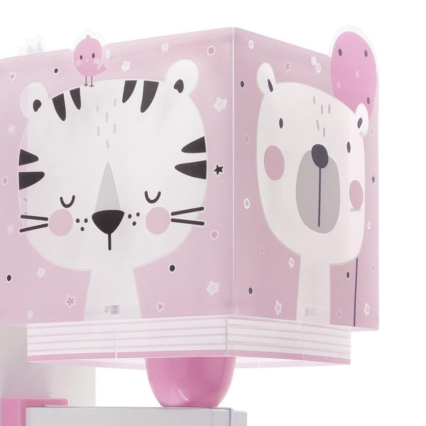 Dalber 63119S - Wand Lamp voor Kinderen JUNGLE 1xE27/15W/230V roze