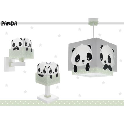 Dalber 63161H - Lamp voor Kinderen PANDA 1xE14/40W/230V groen