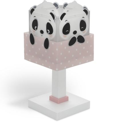 Dalber 63161S - Lampe enfant PANDA 1xE14/40W/230V rose