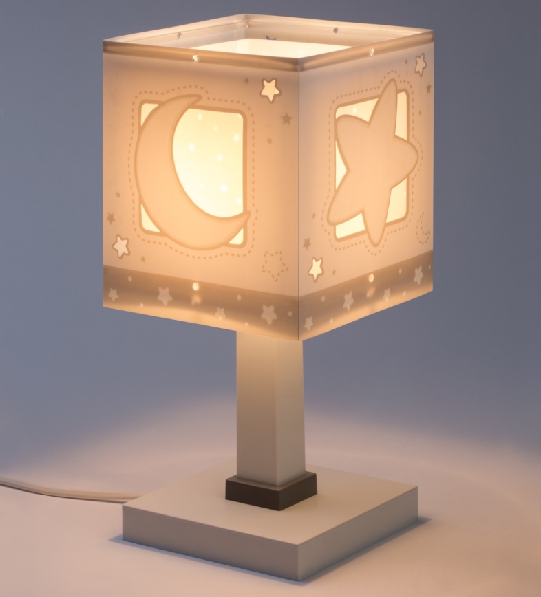 Dalber 63231NE - Lampe de chevet LED pour enfant MOONLIGHT 1xG4/4W/230V grise