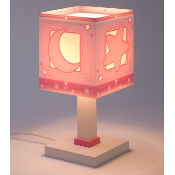 Dalber 63231NS - LED-kinderlampje MOONLIGHT 1xG4/4W/230V roze