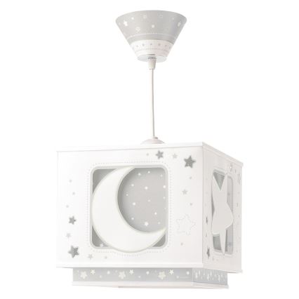 Dalber 63232E - Hanglamp kinderkamer MOON LIGHT 1xE27/60W/230V