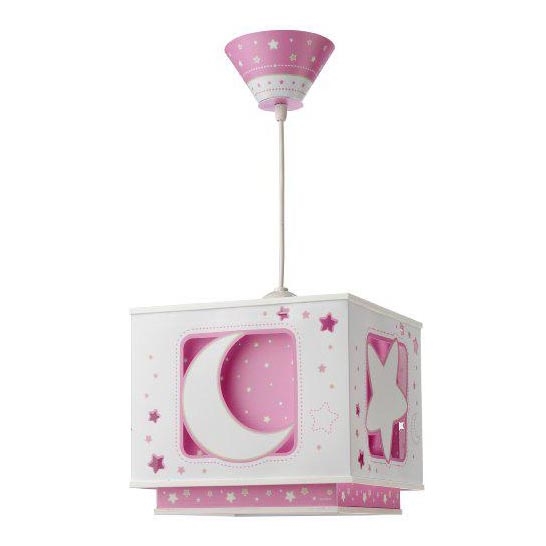 Dalber 63232S - Hanglamp voor kinderkamer MOON LIGHT 1x E27 / 60W