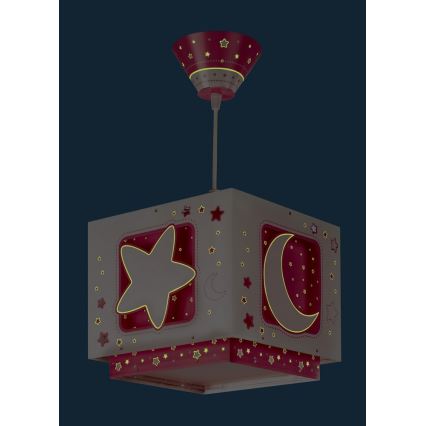 Dalber 63232S - Hanglamp voor kinderkamer MOON LIGHT 1x E27 / 60W