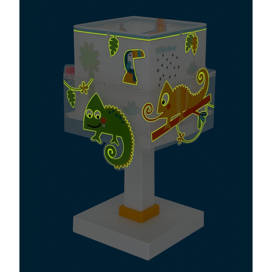 Dalber 63311 - Kleine kinderlamp HAPPY JUNGLE 1xE14/8W/230V