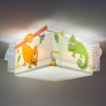 Dalber 63316 - Kinderplafondlamp HAPPY JUNGLE 2xE27/15W/230V