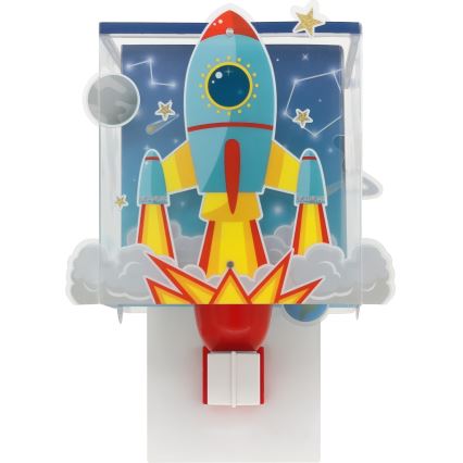 Dalber 63359 - Wandlamp voor kinderen ROCKET 1xE27/15W/230V