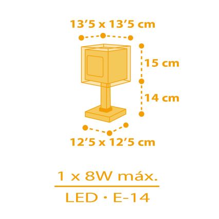 Dalber 63401 - Kleine kinderlamp MY FARM 1xE14/8W/230V