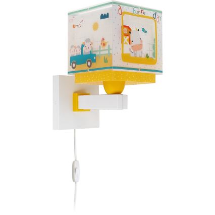 Dalber 63409 - Wandlamp voor kinderen MY FARM 1xE27/15W/230V