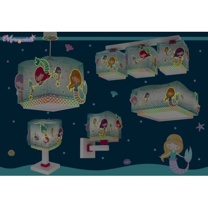 Dalber 63449 - Applique murale pour enfant MERMAIDS 1xE27/60W/230V