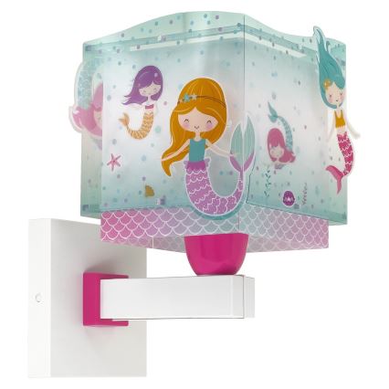 Dalber 63449 - Applique murale pour enfant MERMAIDS 1xE27/60W/230V