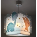 Dalber 63452 - Lustre BABY DINOS pour chambre d'enfant 1xE27/15W/230V multicolore