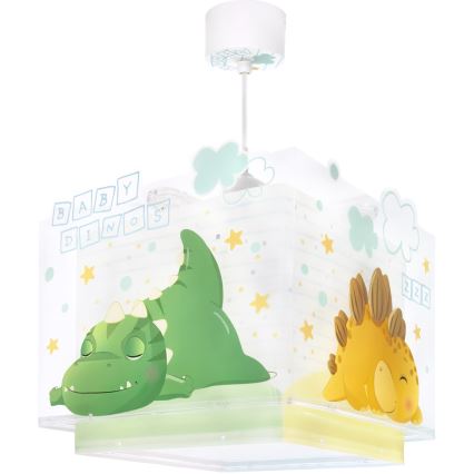 Dalber 63452 - Lustre BABY DINOS pour chambre d'enfant 1xE27/15W/230V multicolore