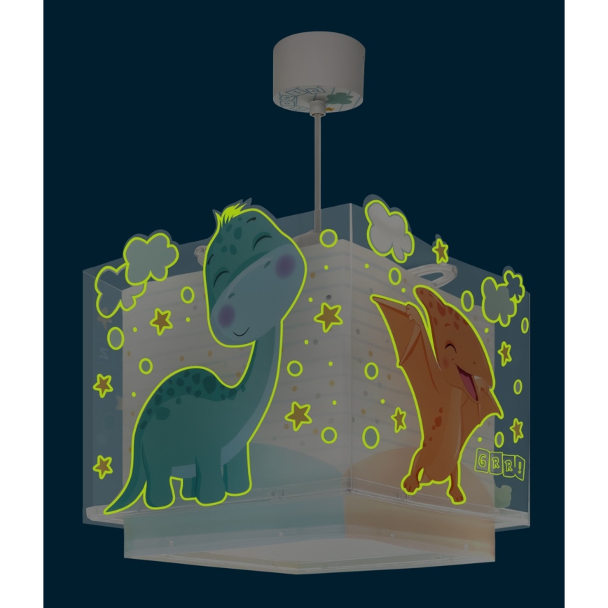 Dalber 63452 - Lustre BABY DINOS pour chambre d'enfant 1xE27/15W/230V multicolore