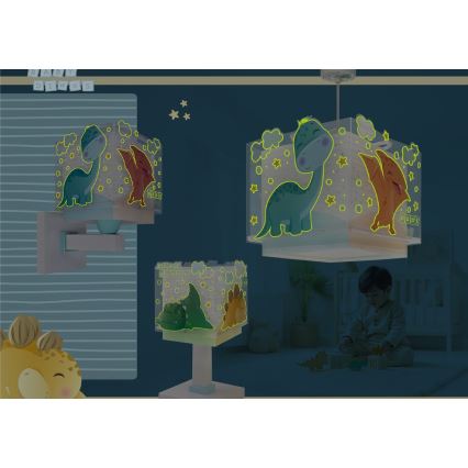 Dalber 63452 - Lustre BABY DINOS pour chambre d'enfant 1xE27/15W/230V multicolore