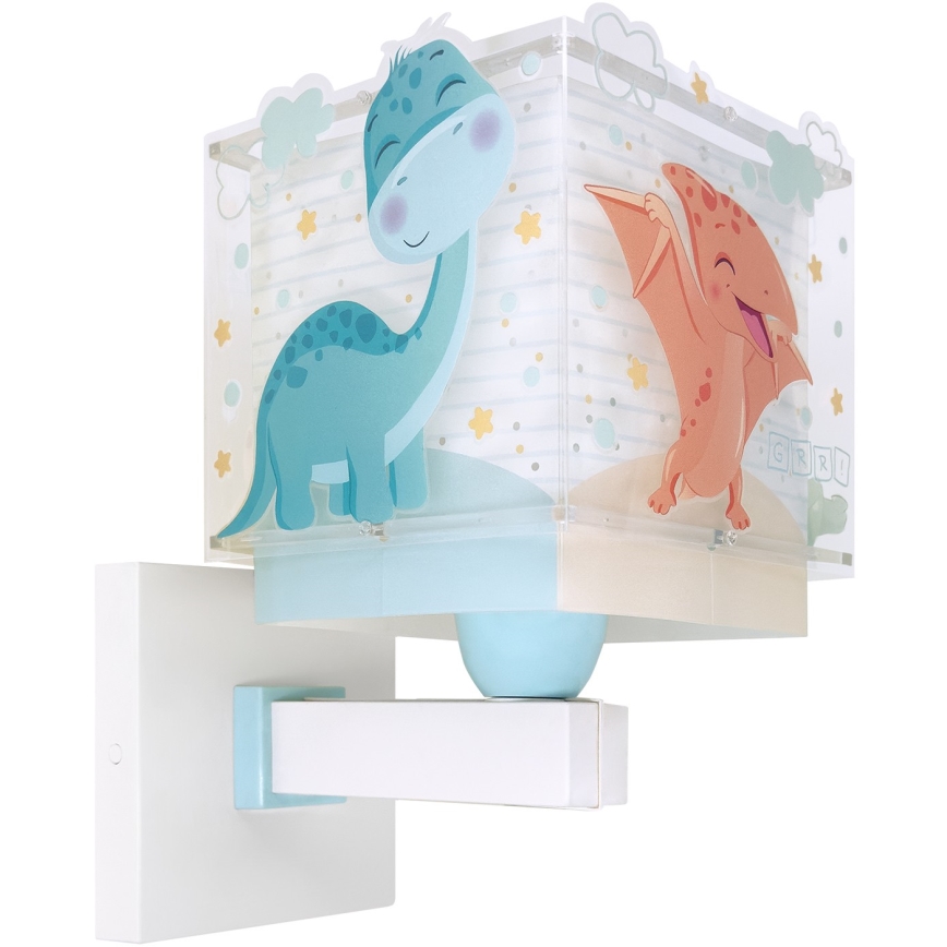 Dalber 63459 - Kinderwandlamp BABY DINOS 1xE27/15W/230V veelkleurig