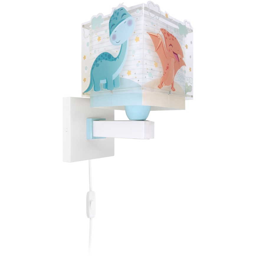 Dalber 63459 - Kinderwandlamp BABY DINOS 1xE27/15W/230V veelkleurig