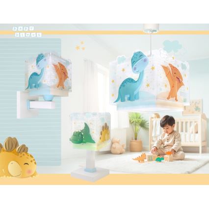 Dalber 63459 - Kinderwandlamp BABY DINOS 1xE27/15W/230V veelkleurig