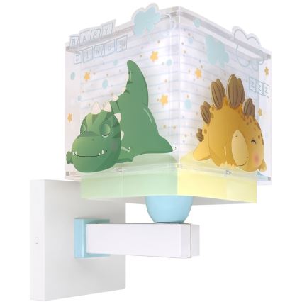 Dalber 63459 - Lampe murale pour enfants BABY DINOS 1xE27/15W/230V multicolore