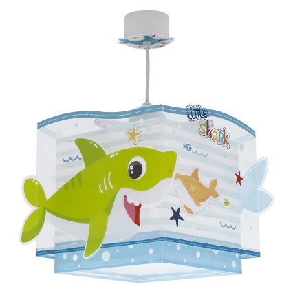 Dalber 63472 - Hanglamp voor kinderen BABY SHARK 1xE27/60W/230V