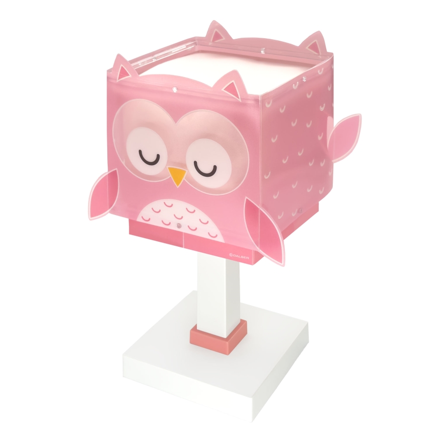Dalber 64481N - Lampe LED pour enfant LITTLE OWL 1xG4/4W/230V rose