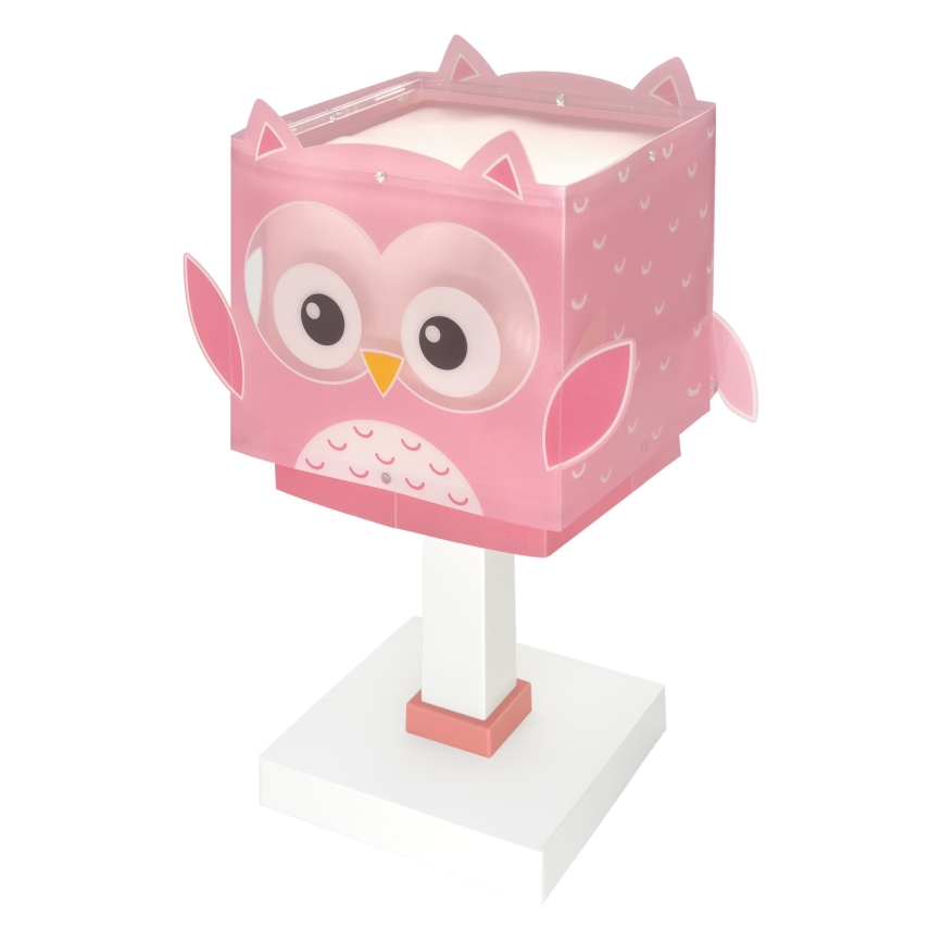 Dalber 64481N - LED kinderlampje LITTLE OWL 1xG4/4W/230V roze