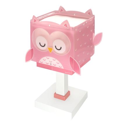 Dalber 64481N - LED kinderlampje LITTLE OWL 1xG4/4W/230V roze