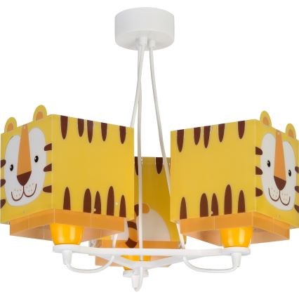 Dalber 64567 - Suspension pour enfant LITTLE TIGER 3xE27/60W/230V