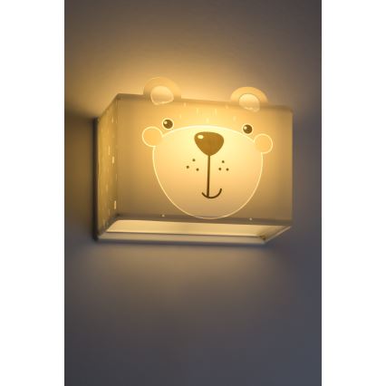 Dalber 64578 - Applique murale pour enfant LITTLE TEDDY 1xE27/60W/230V