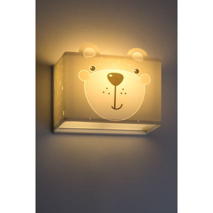Dalber 64578 - Wandlamp kinderkamer LITTLE TEDDY 1xE27/60W/230V