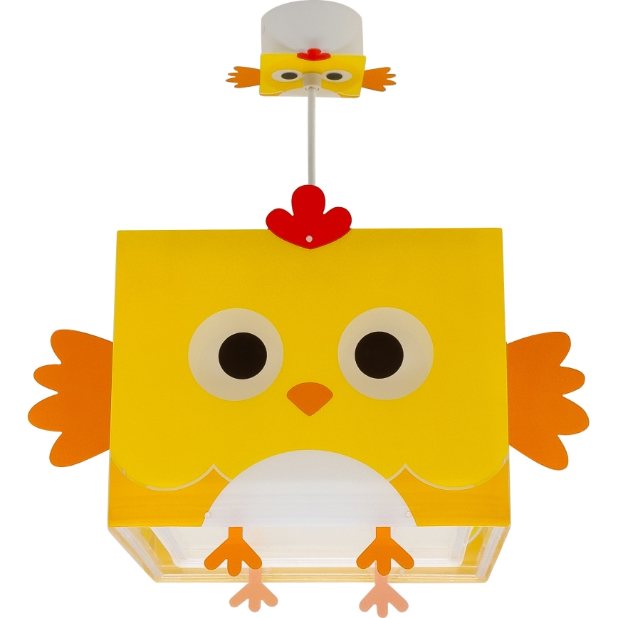 Dalber 64642 - Hanglamp voor kinderen LITTLE CHICKEN 1xE27/15W/230V
