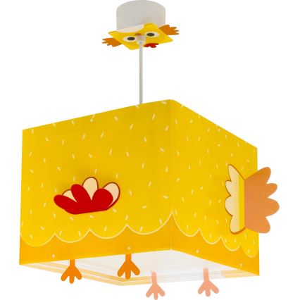 Dalber 64642 - Hanglamp voor kinderen LITTLE CHICKEN 1xE27/15W/230V