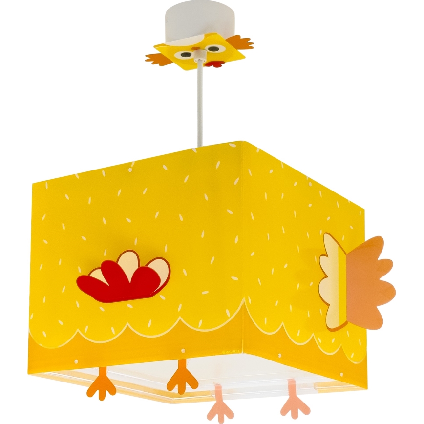 Dalber 64642 - Hanglamp voor kinderen LITTLE CHICKEN 1xE27/15W/230V