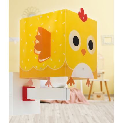 Dalber 64649 - Wandlamp voor kinderen LITTLE CHICKEN 1xE27/15W/230V