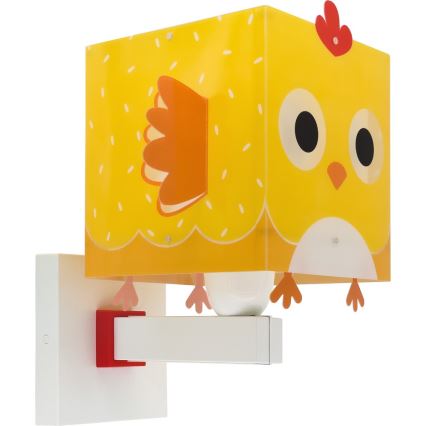 Dalber 64649 - Wandlamp voor kinderen LITTLE CHICKEN 1xE27/15W/230V