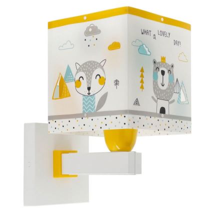 Dalber 73249 - Wand Lamp voor Kinderen HELLO LITTLE 1xE27/60W/230V