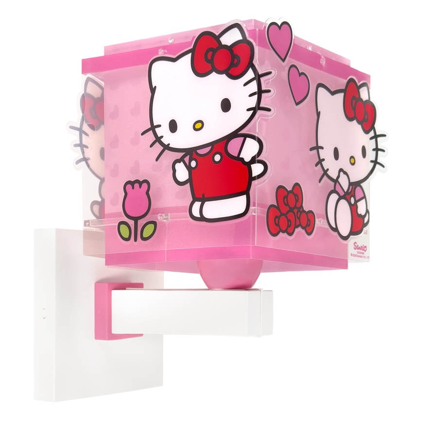 Dalber 73269 - Applique murale pour enfants HELLO KITTY 1xE27/15W/230V rose