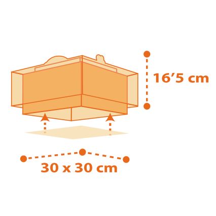 Dalber 73456 - Plafondlamp voor Kinderen DINOS 2xE27/60W/230V