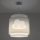 Dalber 76012E - Hanglamp voor kinderen BABY DREAMS 1xE27/15W/230V grijs