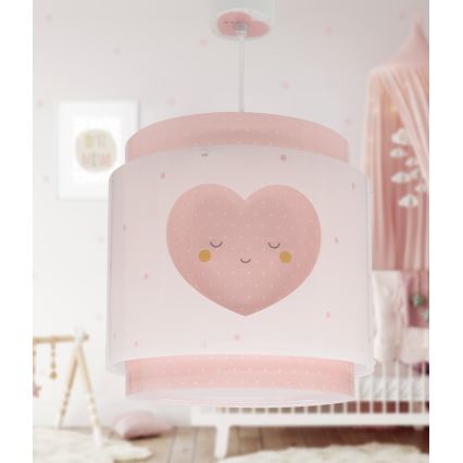 Dalber 76012S - Hanglamp voor kinderen BABY DREAMS 1xE27/15W/230V roze