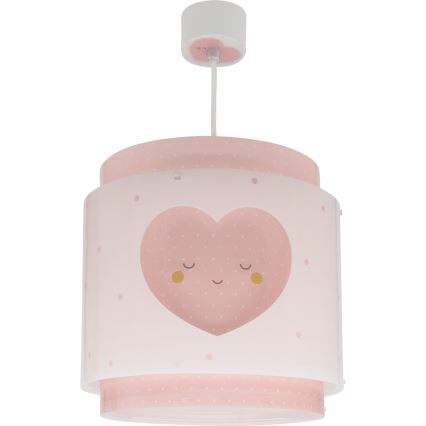 Dalber 76012S - Hanglamp voor kinderen BABY DREAMS 1xE27/15W/230V roze