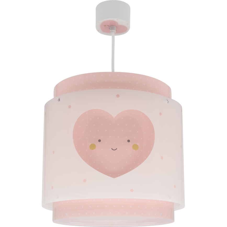 Dalber 76012S - Hanglamp voor kinderen BABY DREAMS 1xE27/15W/230V roze