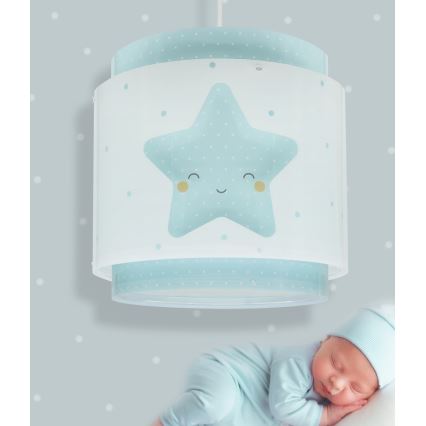 Dalber 76012T - Hanglamp voor kinderen BABY DREAMS 1xE27/15W/230V blauw