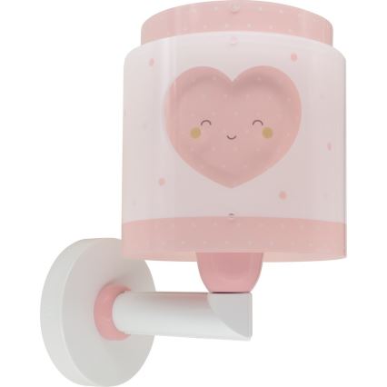 Dalber 76019S - Wandlamp voor kinderen BABY DREAMS 1xE27/15W/230V roze